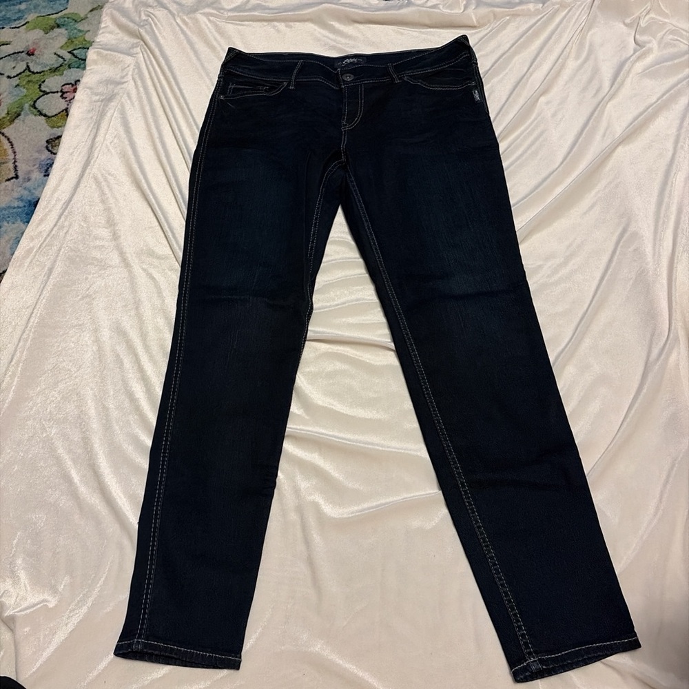 Silver Jeans Women's Suki Deep Indigo Super Skinny Jeans